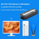 Mini PCI-E Wireless Card to USB Adapter with SIM Slot for WWAN/LTE Module Newly