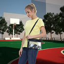 Transparent PVC Handbag Clear Waterproof Crossbody Bag Phone Shoulder Purse