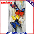 Butterflies Oil Paint By Numbers DIY Canvas Wall Art Picture Craft Home Decor