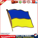 Ukrainian Flag Brooch Clothes Drop Oil Metal Pin Buckle Pin Badge Souvenir Newly