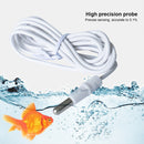 Thermometer LCD Temperature Meter Refrigerator Aquarium Monitor (White) Newly