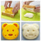 Little Craft DIY Bear Shape Sandwich Maker Cake Cutter Mold Bread Plastic Mould