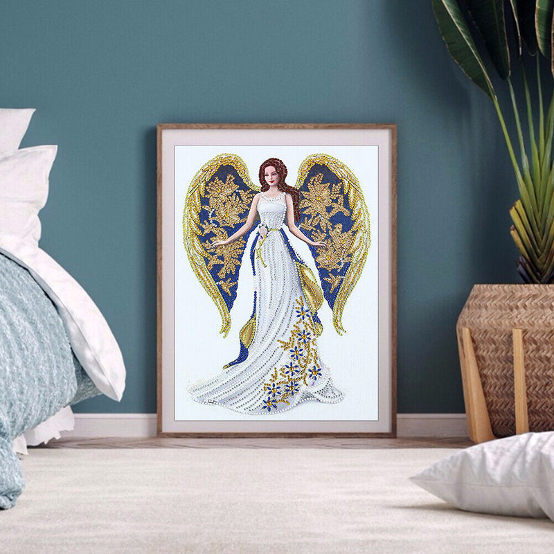 5D Girl Dream Diamond Painting Luminous Special Shape Partial Drill V048 Newly