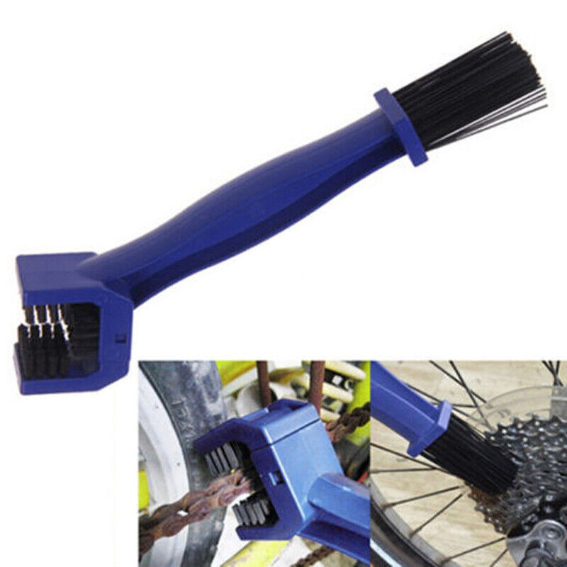 Cycling Motorcycle Chain Cleaning Tool Gear Grunge Brush Cleaner blue