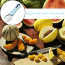 #A 4 in 1 Watermelon Slicer Cutter Fruit Carving Multifunctional Melon Ball Gadg
