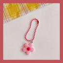 Color Flower Pendant Coin Purse Pendant Keychain Decorations Plastics Key Ring