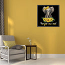 5D DIY Full Round Drill Diamond Painting Mosaic Cartoon Elephant Pattern