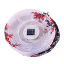 Solar Lantern Chinese Japanese Print Hanging Outdoor Garden Party Light (E)