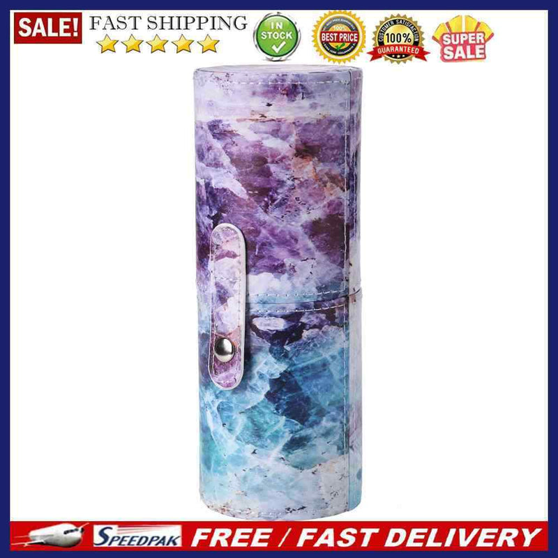 Women Outdoor Makeup PU Bag Cosmetic Brush Pen Storage Organizer Waterproof Box