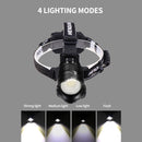 #A Portable XHP360 LED Headlamp 3000lm Waterproof Flashlight for Camping Fishing