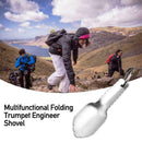 Shovel Heavy Duty Portable Aluminum Outdoor Travel Accessories Tool hot A6Z5
