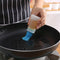 Silicone Oil Bottle with BBQ Grill Oil Brush Baking Kitchen Tools (Blue)