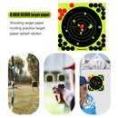 50pcs 8 inch Fluorescent Shooting Targets Self-adhesive Professional Darts Paper