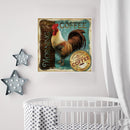 Morning Rooster Oil Paint By Numbers DIY Handpainted on Canvas Wall Art Pic