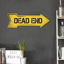 Arrow DEAD END Retro Metal Plate Tin Sign Poster Plate Home Decor Iron Painting