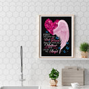 5D DIY Diamond Painting Kits Full Square Drill Love Wings English Calligraphy