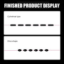 120 Group 720pcs Rubber Space Beans for Sea Carp Fishing Float (Olive L)