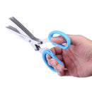 Scissors Stainless Steel 5 Blade Sharp Cut Sharp Kitchen Tool Snips