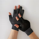 Anti-Slip Fishing Gloves Open/Half Fingers Driving Mittens Sun Protection