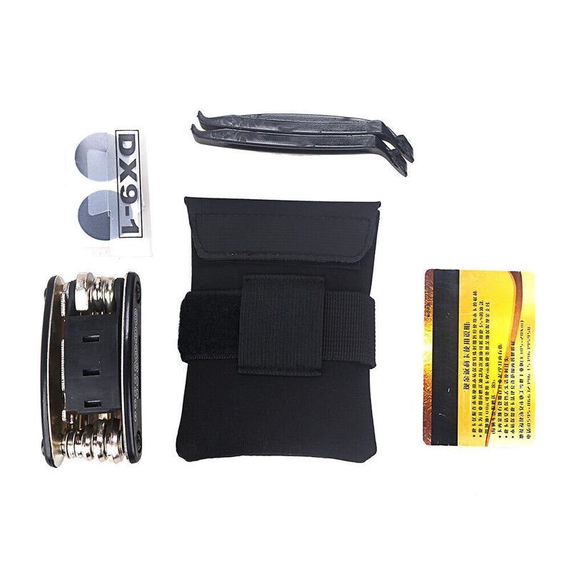 Mountain Bike Seat Cushion Saddle Bag Folding Bicycle Tail Toolkit Package