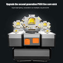 5xLED Beads Portable Fishing Headlight USB Rechargeable Waterproof Headlamp