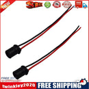 2x T10 W5W LED Bulb Holder Adapter Socket Harness Female Plugs Connectors