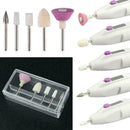 5pcs/set Nail Art Polishing Grinding Head Tools Nail P9I2 Ele Drill Bits T8Y5
