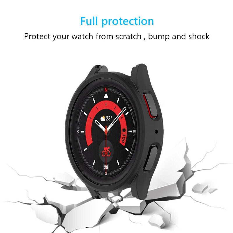 #A Watch Shell Case Dustproof Smart Watch Protector Case for Galaxy Watch5 Pro 4