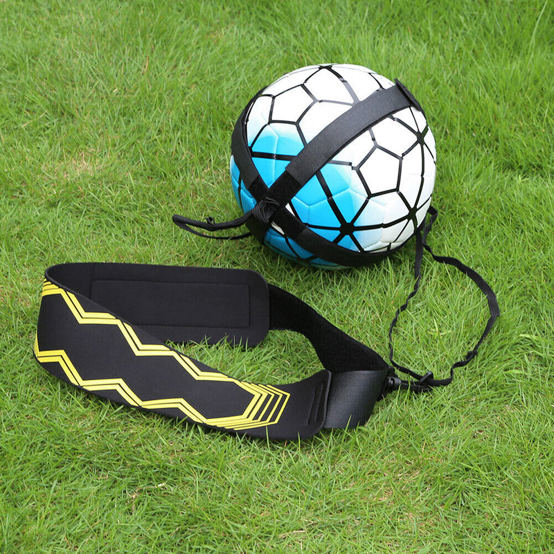 Adjustable Football Kick Trainer Soccer Ball Train Equipment Practice Belt