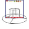 Stainless Steel Chicken Grill Stands Chicken Roasting Rack for Outdoor Picn
