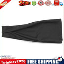 Yoga Sweat Headband Non-slip Elastic Stretch Hair Band Sport Safety (Black)
