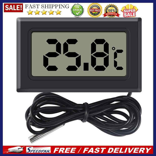 Aquarium LCD Digital Thermometer Precision Electronic Fish Tank Temperature