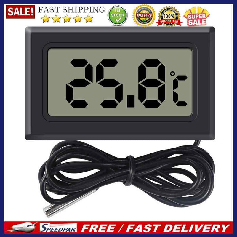 Aquarium LCD Digital Thermometer Precision Electronic Fish Tank Temperature