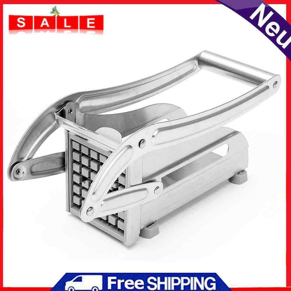 Stainless Steel Vegetable Potato Chips Slicer Cutter French Fries Making Tool