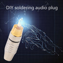 10pcs 5pair RCA Plugs Connector Audio Plug DIY RCA Speaker Plug
