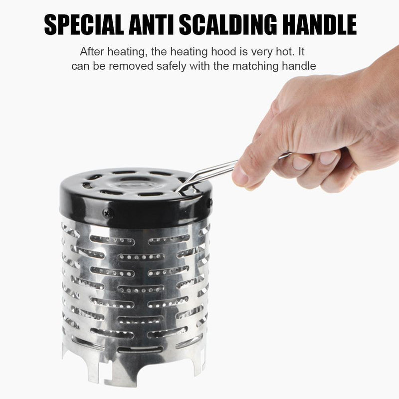 Outdoor Camping Gas Oven Portable Steel Heater Heater Cover Equipment