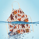 Christmas Printed Kitchen Aprons Waterproof Linen Oil-proof Apron (SD317)