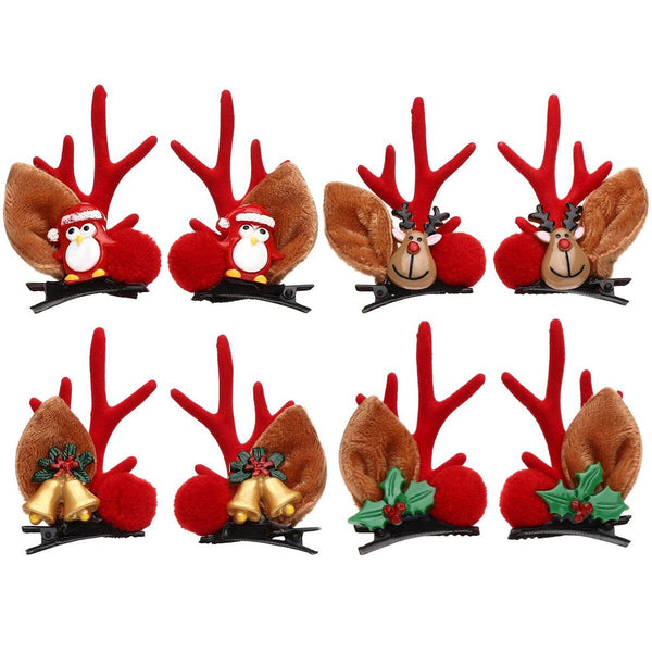 Decorations Hair Accessories Christmas Hair Clip Headwear Children Hairpin