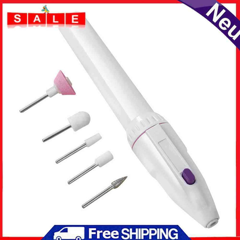 Pro Electric Mini Nail Drill Grinder Machine Buffer File Polisher Set Nail Art