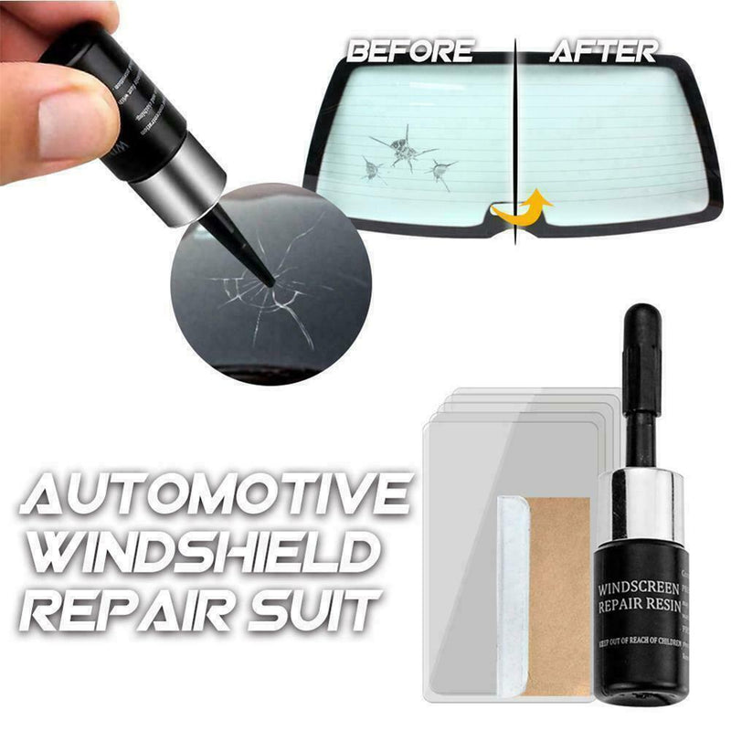 1 Set Windshield Repair Kit Window Glass Crack Car Sale Tool Windscreen E2Z4