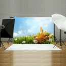 Happy Easter Backdrops Baby Shower Birthday Party Flower Photography Background