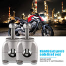 7/8 22mm Motorcycle Handle Bar Risers Dirt Pit Bike Motorbike Handleable Clamps