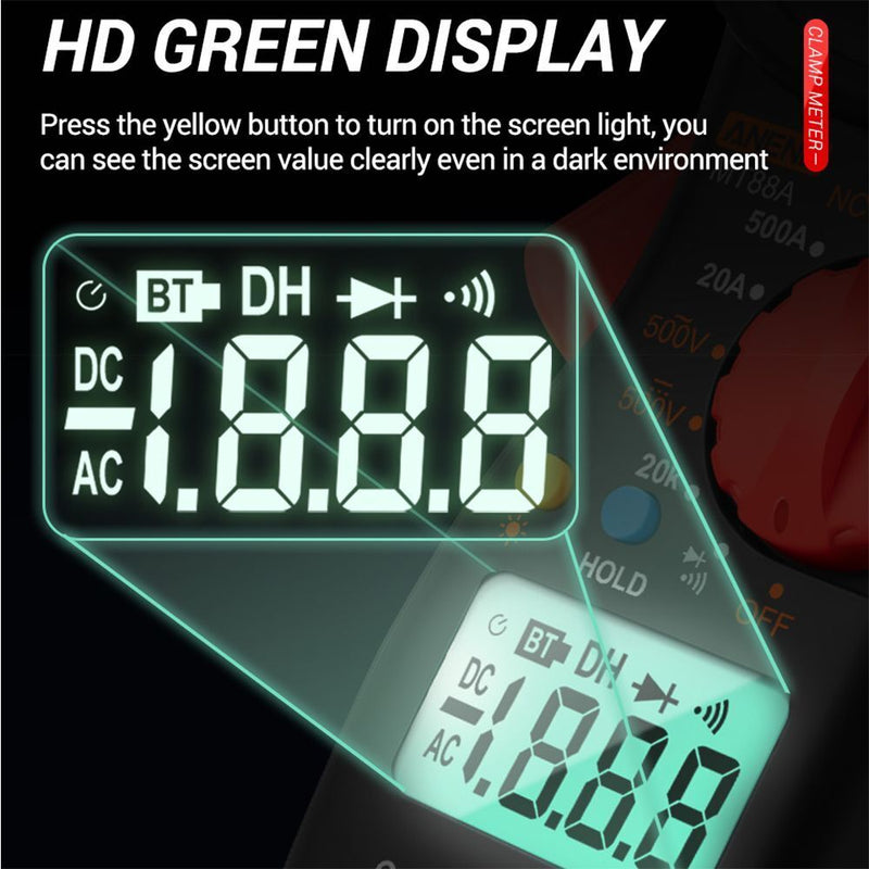 Digital Clamp Meter Electrical Current Tester Professional Smart Multimeter