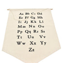 Learning Tools Home Decoration Hanging Canvas Pennant Wall Banner Alphabet