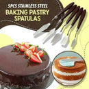 Steel Baking Pastry Spatulas 5pcs/set HOT G0U4 Y2Q0