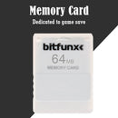 FMCB 1.966 Memory Card for Sony PS2 64MB Free McBoot Console Card (White) Newly