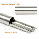 Grilling Skewers Set Stainless Steel BBQ Skewers Metal BBQ Skewers BBQ Sticks