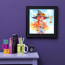 Full Round Diamond Painting Kits Bee Commander Little Witch Mosaic Picture