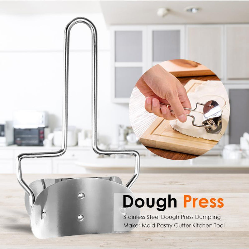 Stainless Steel Dough Presser Cutter Dumpling Maker Mold Kitchen Gadgets