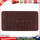 26 Alphabet Silicone Chocolate Mold DIY Fondant Cake Decor Jelly Mould Newly